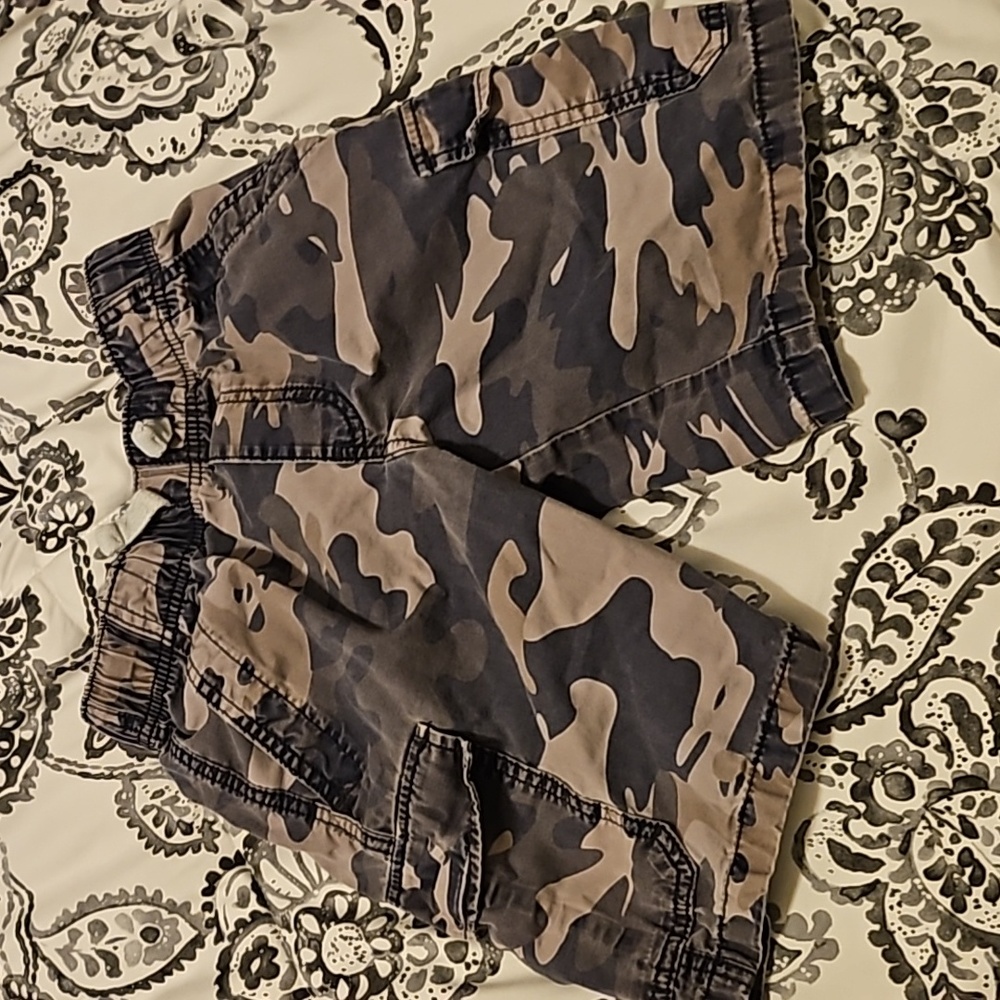 Lucky Brand Camo Drawstring Kids Shorts